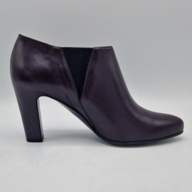 Roberto del Carlo enkellaarsjes. Maat 37,5, Aubergine/leer.