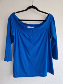 Studio Anneloes top. Maat XL. Kobaltblauw.