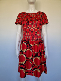 Roberto Cavalli Class designerjurk. Maat 38 Rood