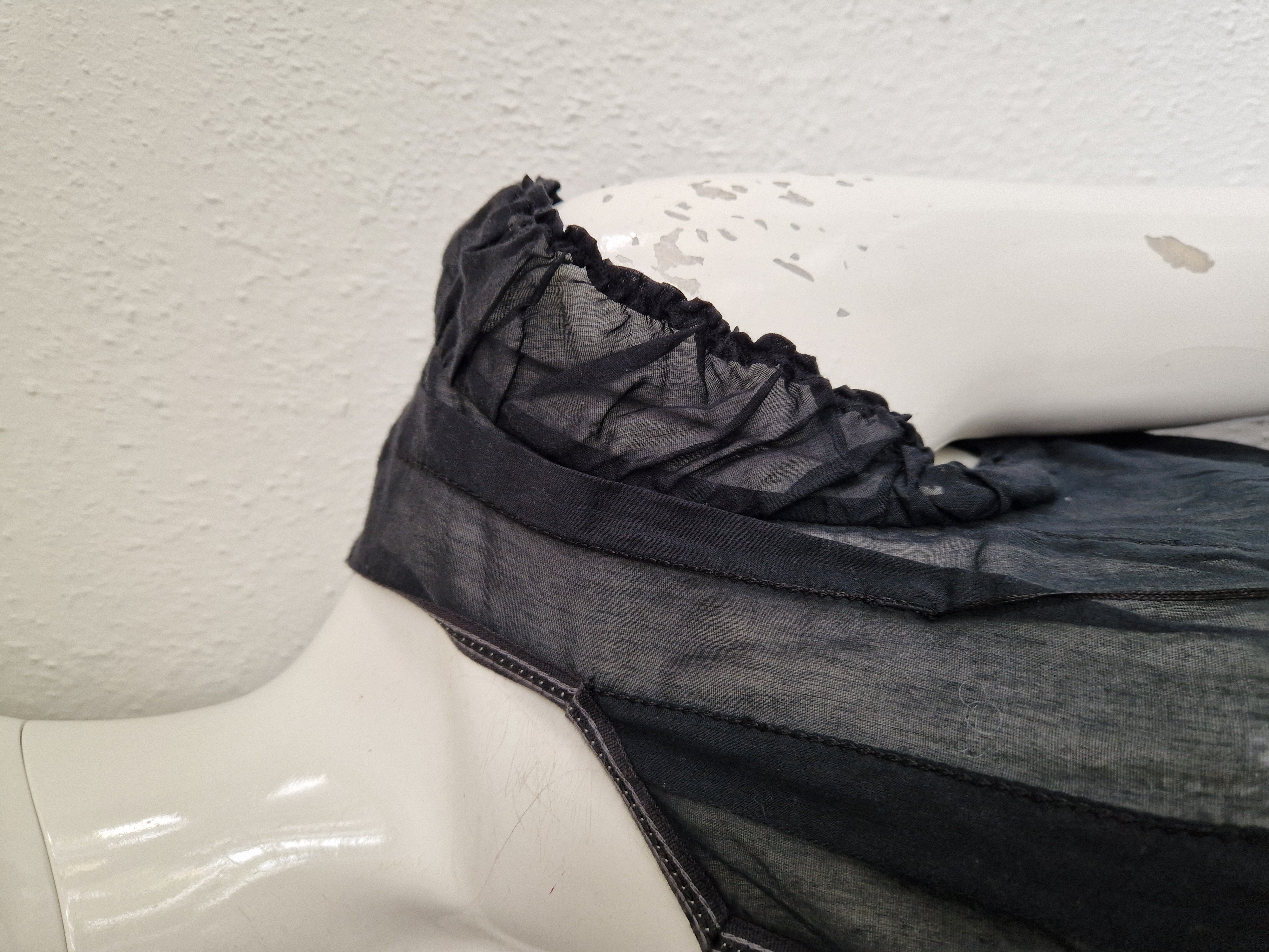 Le Jean de Marithé & Francois Girbaud top. Maat 38, Zwart