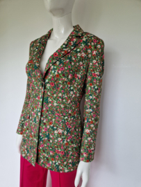 Marc Cain Blazer met bloemendessin – maat N2