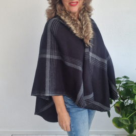 Gerry Weber omslagdoek | Zwart/grijs |