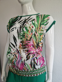 Geisha top. Maat 40. Print.
