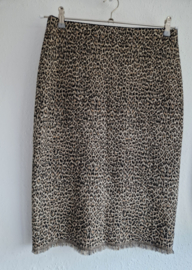 Marc Cain midi rok. Maat 3, Luipaarddessin.