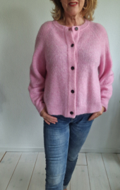 Selected Femme vest. Maat XL, Roze/wol.