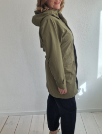 Basil Mosse bicycle rain parka. Maat M. Groen