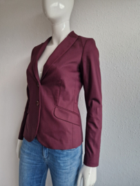 Summum blazer. Maat 36, Wijnrood