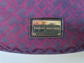 Tommy Hilfiger cross body tasje. Wijnrood/donkerblauw.