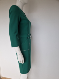Caroline Biss jurk. Maat 38. Groen/studs.