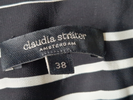 Claudia Sträter doorknoopjurk. Maat 38. Gestreept.
