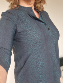 Studio Anneloes blouse. Maat M. Petrol/travelstof.