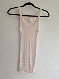 Rosemunde top. Maat M. Crème/zijde