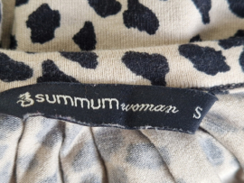 Summum top met vleermuismouwen. Maat S. Animal print.