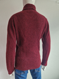 Falke coltrui. Maat 40, Bordeaux/wolblend.