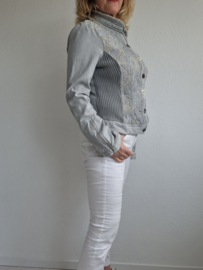 Elisa Cavaletti jasje. Maat 40, Grijs/goud