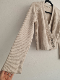 Second Female overslagvest Gerda. Beige. Maat S