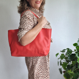By-Bar Sofia Bag | Poppy Red | Rundleer |