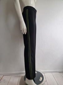 Ana Alcazar pantalon. Maat 36. Zwart/streep.