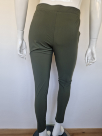 La Dress legging/broek. Maat XXL. Olijfgroen