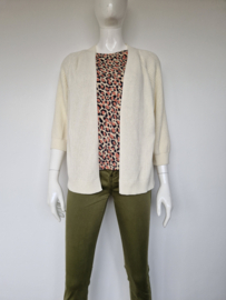 Geisha vest. Maat 40, Crème