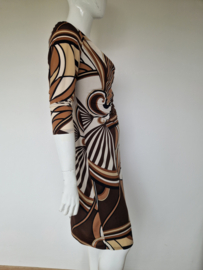 Expresso jurk grafische print. Maat L.