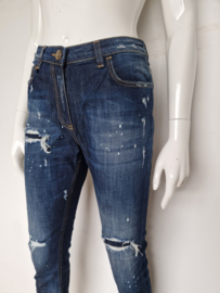 Elisabetta Franchi jeans. Mt. 26, Blauw/ damaged.