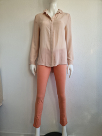 Dante 6 blouse. Maat 1. Nude.