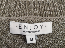 Enjoy spencer. Maat M. Grijs/groen.