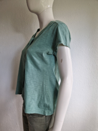 King Louie top. Maat M. Mintgroen.
