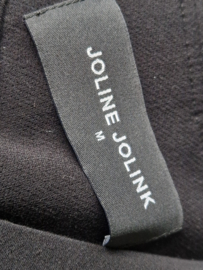 Joline Jolink jurk met V-hals. Maat M. Zwart.