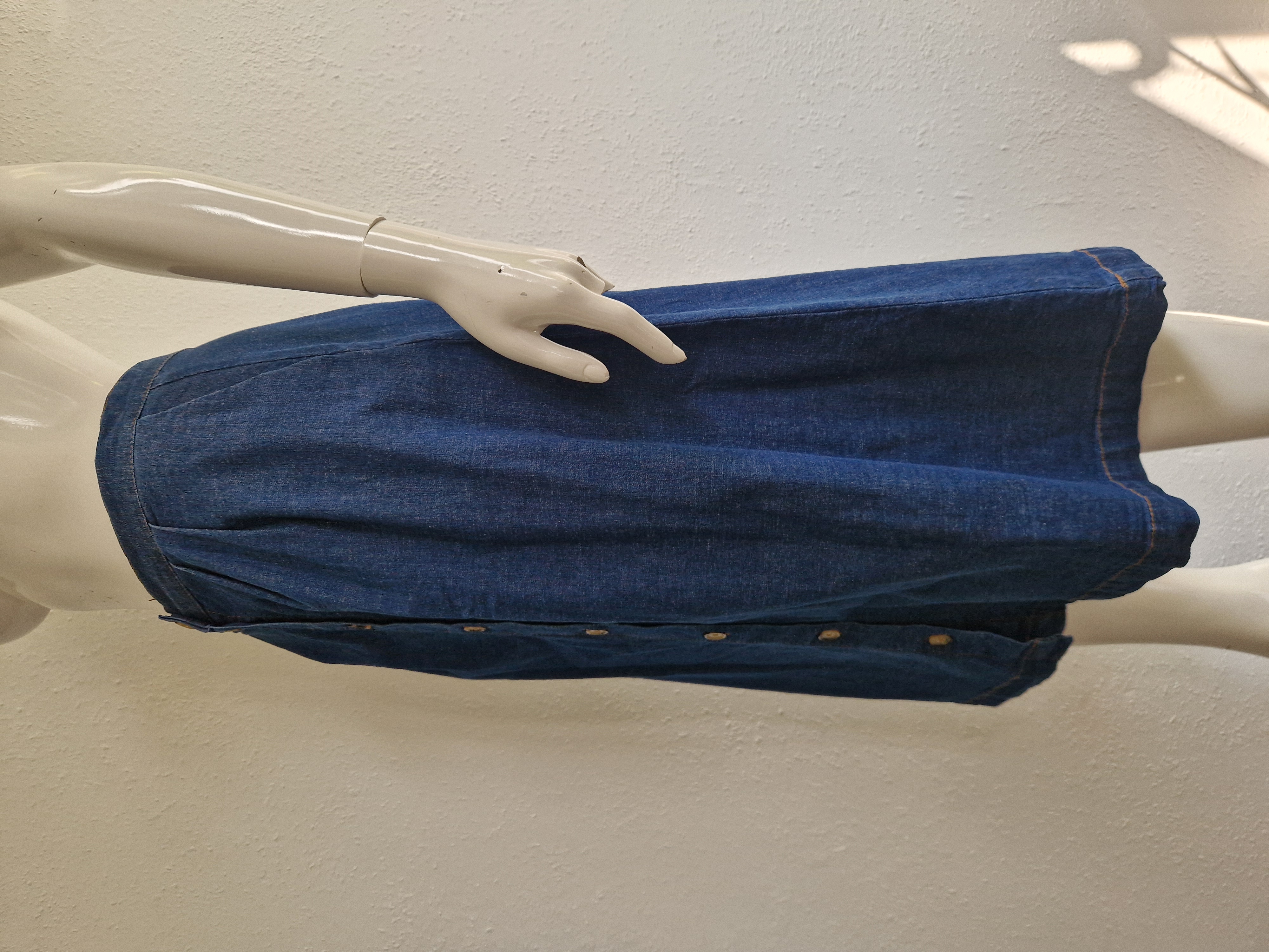 King Louie denim rok. Maat 38, Blauw