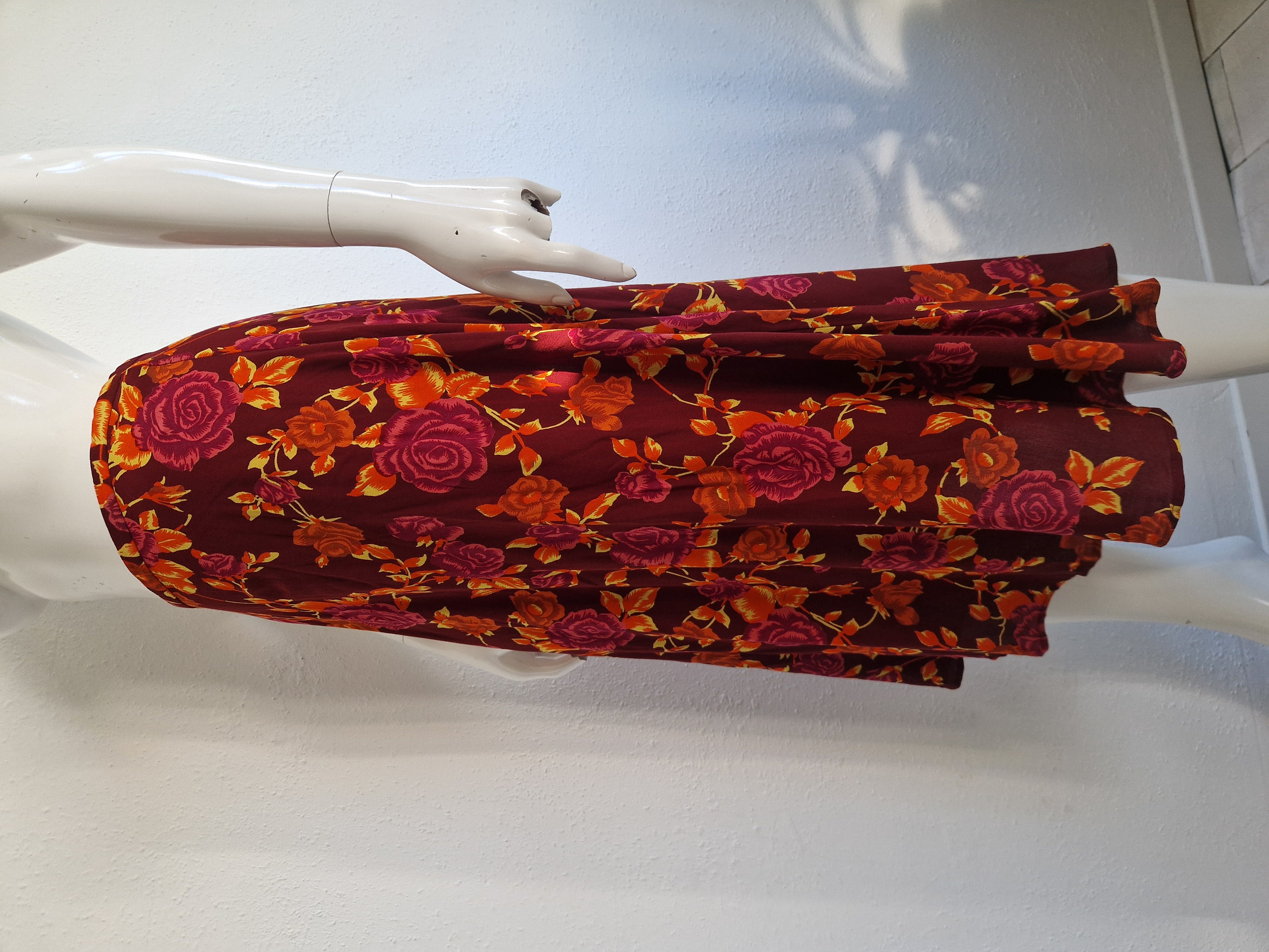 King Louie midi rok. Maat 40, Bloemenprint.