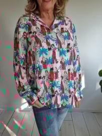 Studio Anneloes Bowie People Crepe blouse. Maat XXL.