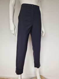 Pauw cropped pantalon. Mt. 38, Zwart.