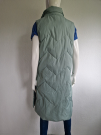 Riani lange gewatteerde bodywarmer. Maat 36, Mintgroen.