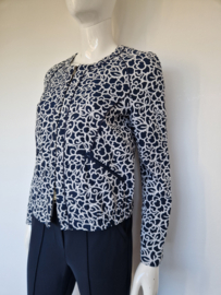 Luisa Cerano jasje. Maat 38, Blauw/wit.