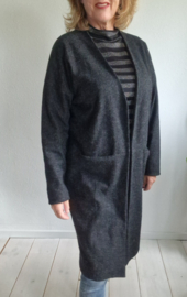 Just Female vest. Maat 40, Antraciet/ wol.