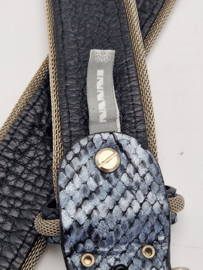 Nanni Milano riem – patchwork leer – statement belt – luxe