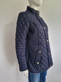 Joules winterjas. Maat 40. Donkerblauw.