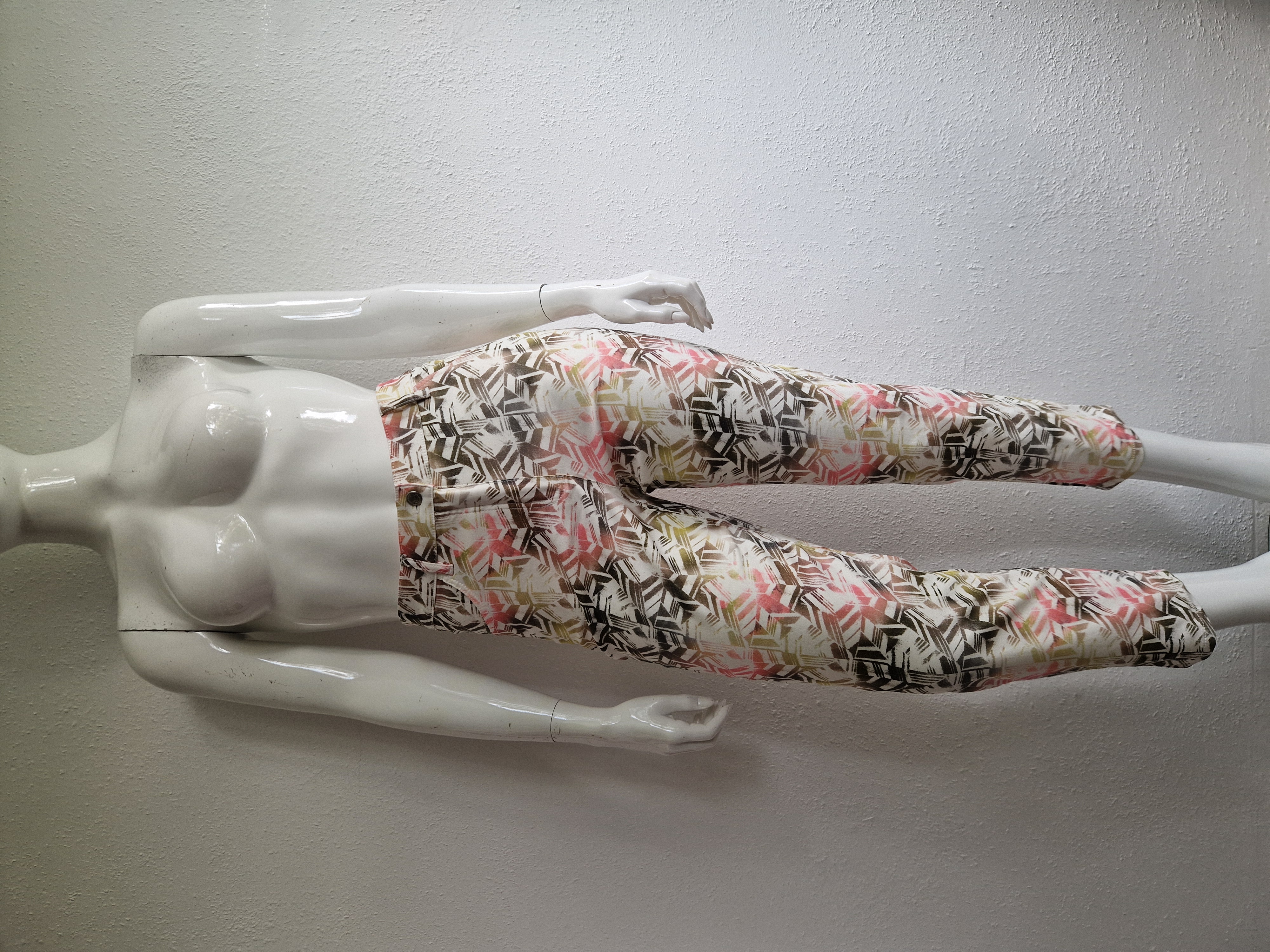 Gerry Weber cropped pantalon. Maat 44, All over print.