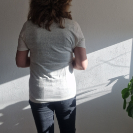 Summum Woman shirt. Maat M. Crème/goud