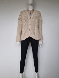 Oui vest. Maat 40/42, Crème.