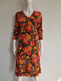 La Lamour jurk Rosaly Roses. Maat M. Rozenprint.