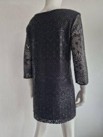 Ana Alcazar tuniek. Maat 40. Zwart/kant.