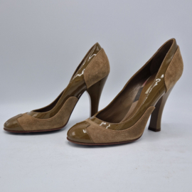 Burberry pumps. Maat 37. Bruin/leer.