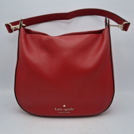 Kate Spade schoudertas Lola. Rood/leer.