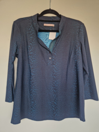 Studio Anneloes blouse. Maat M. Petrol/travelstof.