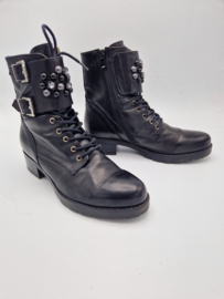 Nero Giardini veterboots. Maat 41, Zwart/leer.