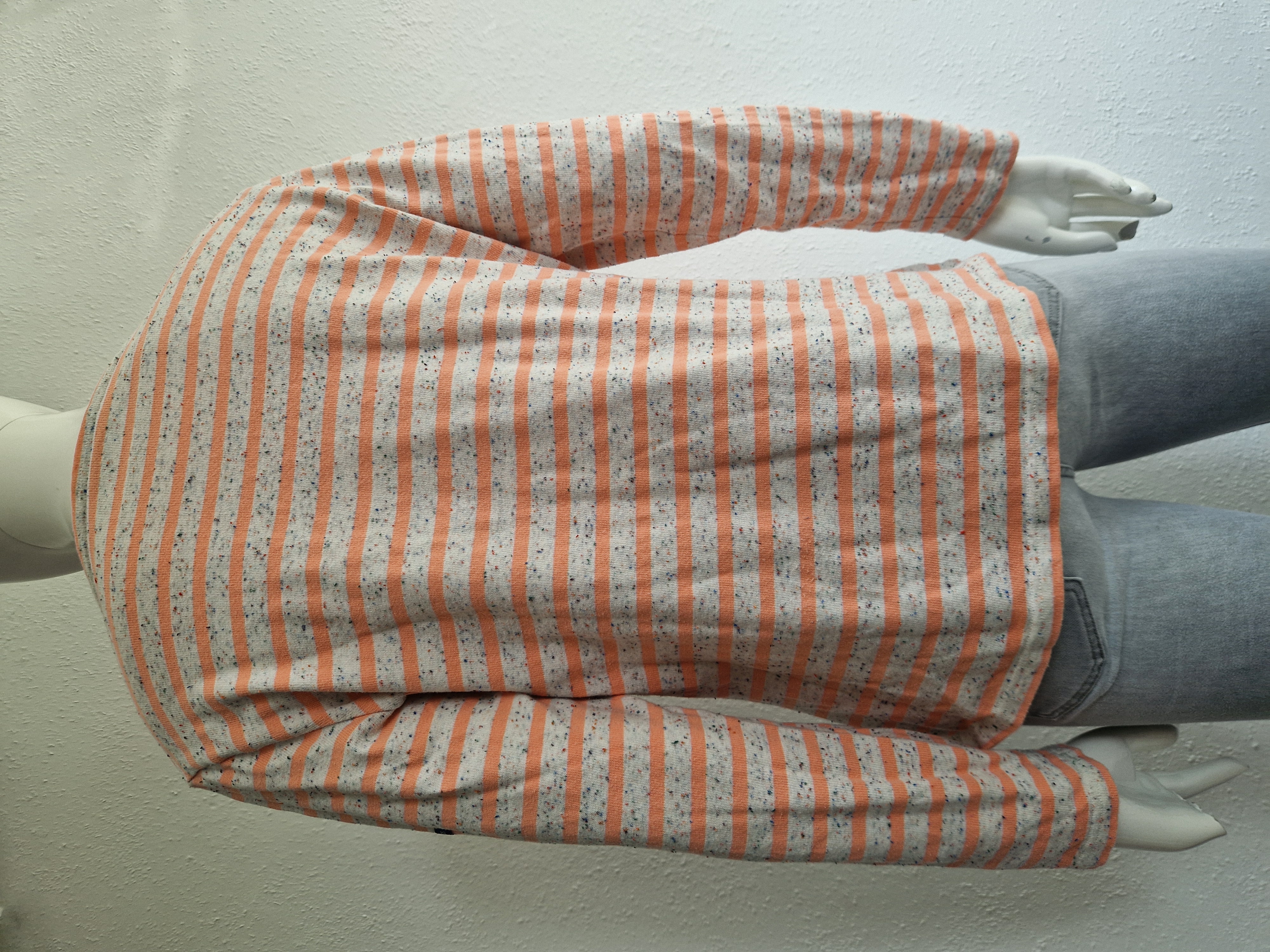 Saint James Bretons shirt. Maat 40, Zalm/crème.