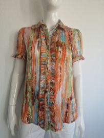 JS Millenium blouse. Maat S. All over print.